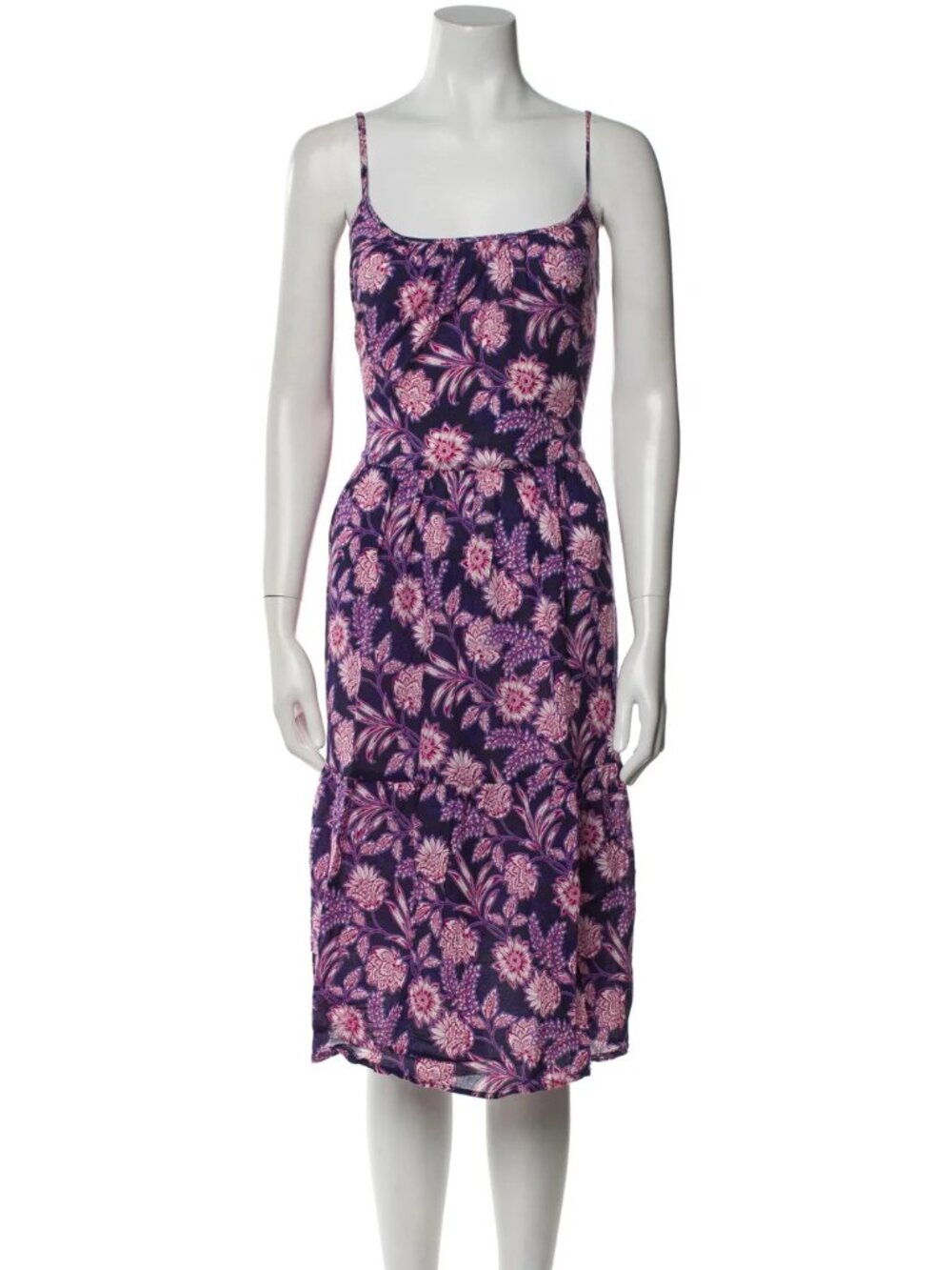 Xirena Floral Print Midi Length Dress